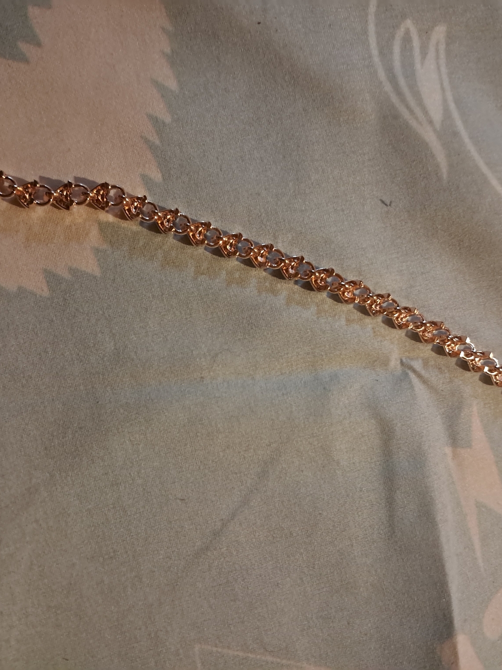 Rose Gold Women's Link Bracelet - Unbranded